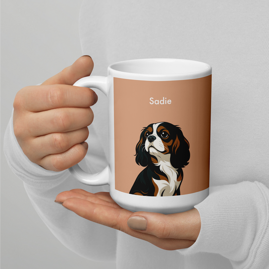 Deluxe Personalised Pet Portrait Coffee Mug