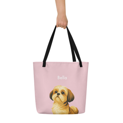 Personalised Pet Portrait Tote Bag